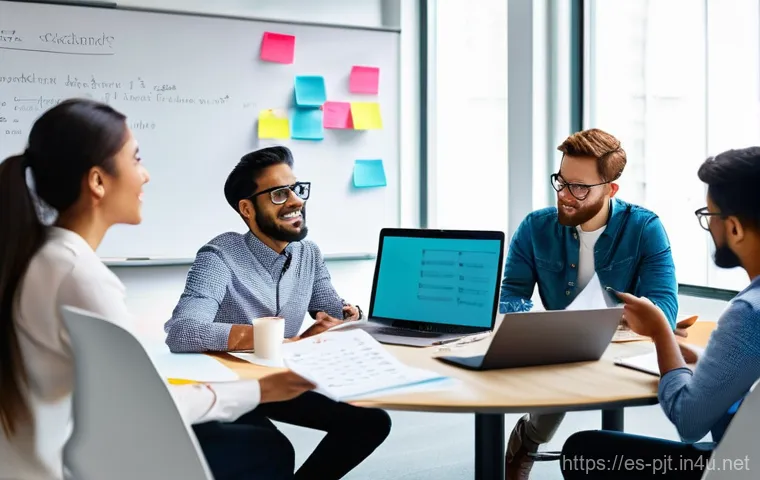 PM과 팀원의 갈등 관리 방법 - **Supportive Constructive Feedback Session**
"Two professionals, a male team leader and a female... PM과 팀원의 갈등 관리 방법 - **Supportive Constructive Feedback Session**
"Two professionals, a male team leader and a female...