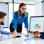 프로젝트 매니저 초보자를 위한 가이드 - **Project Scope and SMART Objectives:** A diverse team of four professionals, including a female pro...