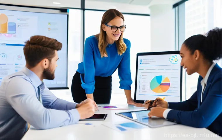 프로젝트 매니저 초보자를 위한 가이드 - **Project Scope and SMART Objectives:** A diverse team of four professionals, including a female pro...