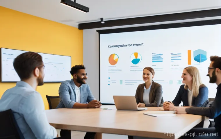 프로젝트 매니저 초보자를 위한 가이드 - **Project Scope and SMART Objectives:** A diverse team of four professionals, including a female pro... 프로젝트 매니저 초보자를 위한 가이드 - **Project Scope and SMART Objectives:** A diverse team of four professionals, including a female pro...